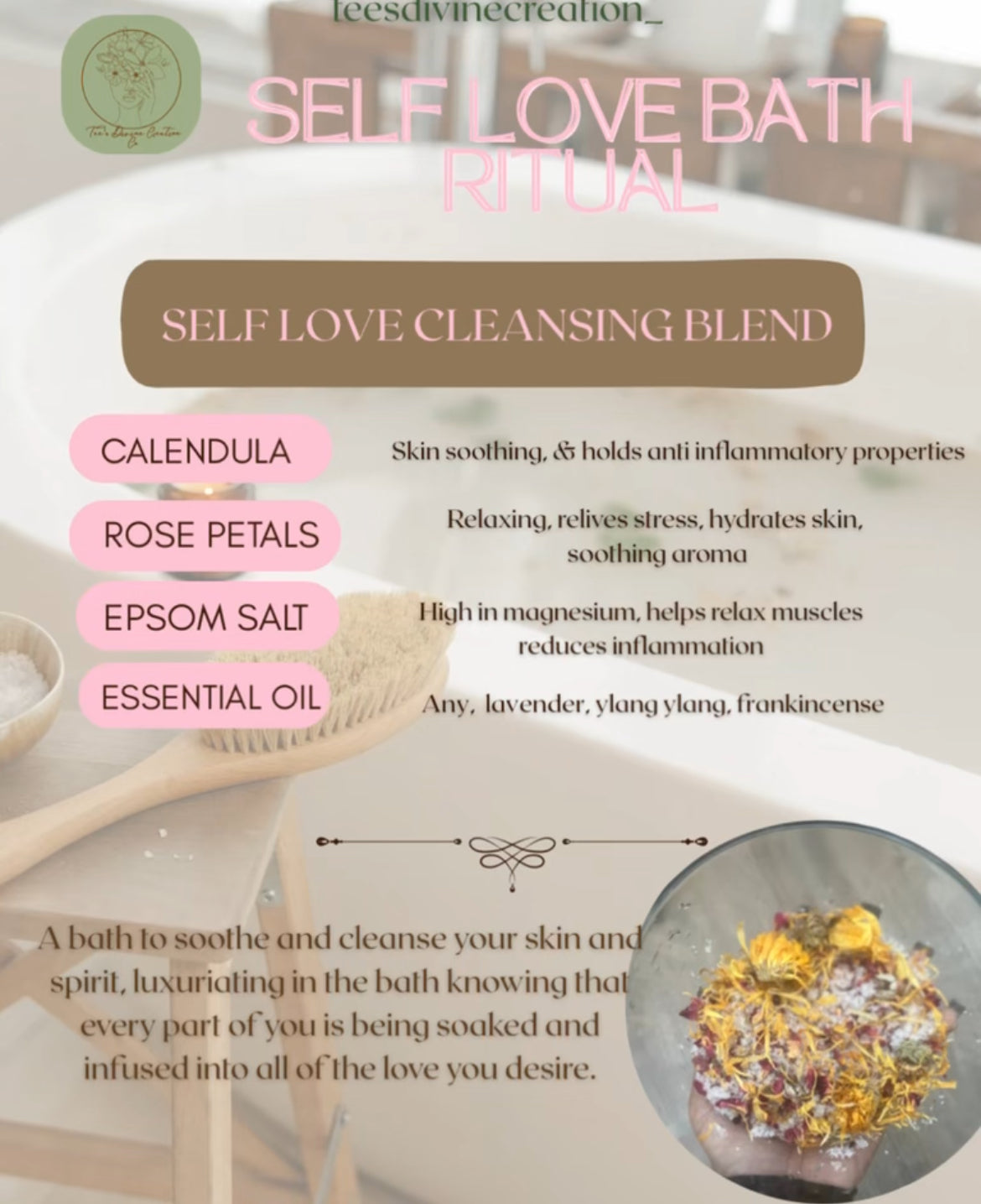 Self Love Bath Ritual Mix